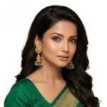Women's Pack Of 2 Zinc Alloy Gold Plated Jhumka Earrings (Multicolor) - Image 2