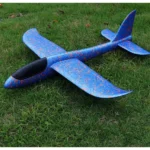 EPP Foam Galaxy Hand Throw Flying LED Glider Airplane (Blue-Multicolor) - Image 4