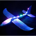 EPP Foam Galaxy Hand Throw Flying LED Glider Airplane (Blue-Multicolor) - Image 3