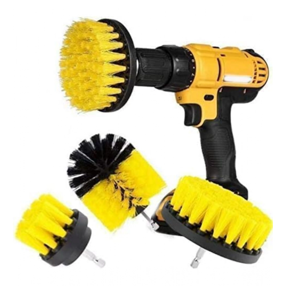PID-65985-Pack-Of-3-Polypropylene-Plain-Power-Drill-Scrub-Brush-Cleaning-Set-Yellow-Black-1-1000x1000-1.webp Pack Of 3 Polypropylene Solid Power Drill Scrub Brush Cleaning Set (Yellow-Black) - Image 1