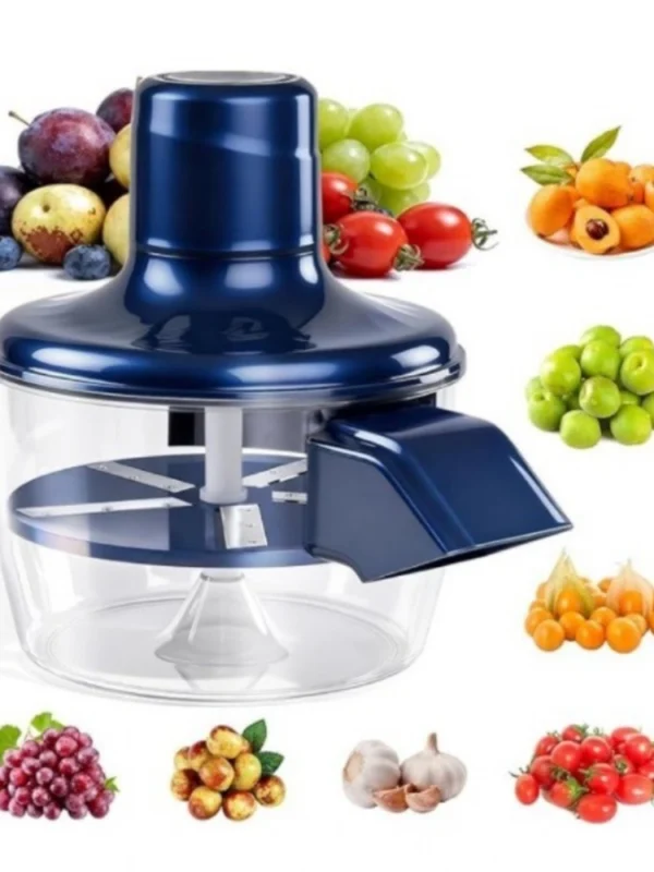 Plastic Solid An Electric Automatic Peeler (Blue)
