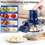 Plastic Solid An Electric Automatic Peeler (Blue) - Image 4