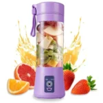 Plastic Solid Electric USB Juicer (Purple)
