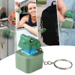 Plastic Solid Frog Croaking Keychain (Multicolor) - Image 2