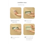 Plastic Solid Wall Hanging Shoe Rack (Multicolor) - Image 3
