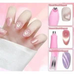 Plastic Solid Magnetic Nail Art Pen Set (Multicolor) - Image 2