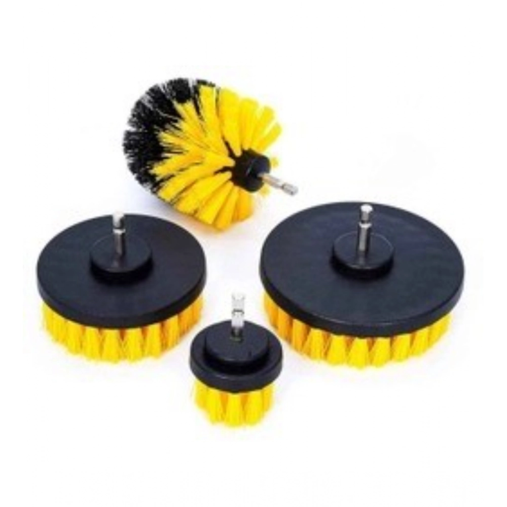 PID-65993-Pack-Of-4-Plastic-Plain-Power-Drill-Scrub-Brush-Cleaning-Set-Multicolor-1-1000x1000-1.webp Pack Of 4 Plastic Solid Power Drill Scrub Brush Cleaning Set (Yellow-Black) - Image 1
