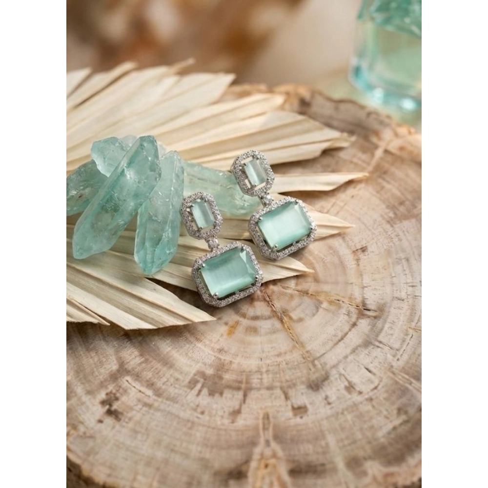 PID-66236-Women-s-Brass-Silver-Plated-Drop-Earrings-Turquoise-1-1000x1000-1.webp Women's Brass Silver Plated Drop Earrings (Turquoise) - Image 1