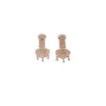 Women's Brass Silver Plated Drop Earrings (Turquoise) - Image 5