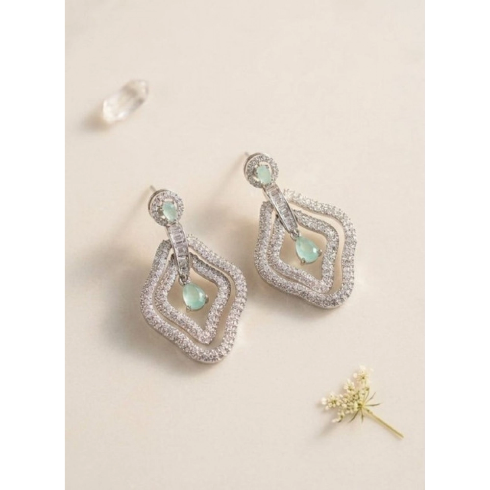 PID-66263-Women-s-Brass-Silver-Plated-Drop-Earrings-Turquoise-1-1000x1000-1.webp Women's Brass Silver Plated Drop Earrings (Turquoise) - Image 1