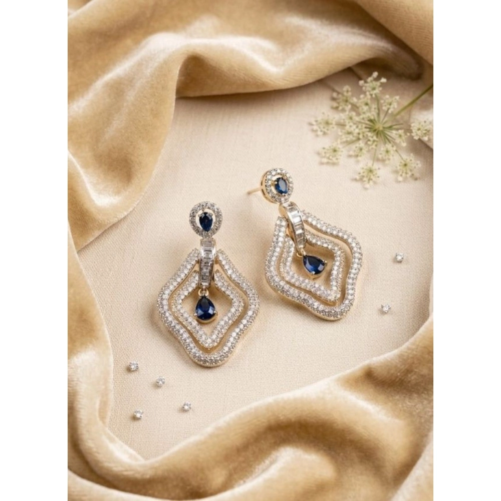 PID-66266-Women-s-Brass-Silver-Plated-Drop-Earrings-Blue-1-1000x1000-1.webp Women's Brass Silver Plated Drop Earrings (Blue) - Image 1