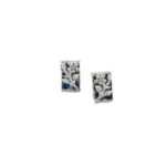 Women's Brass Silver Plated Pendant Set (Blue) - Image 2