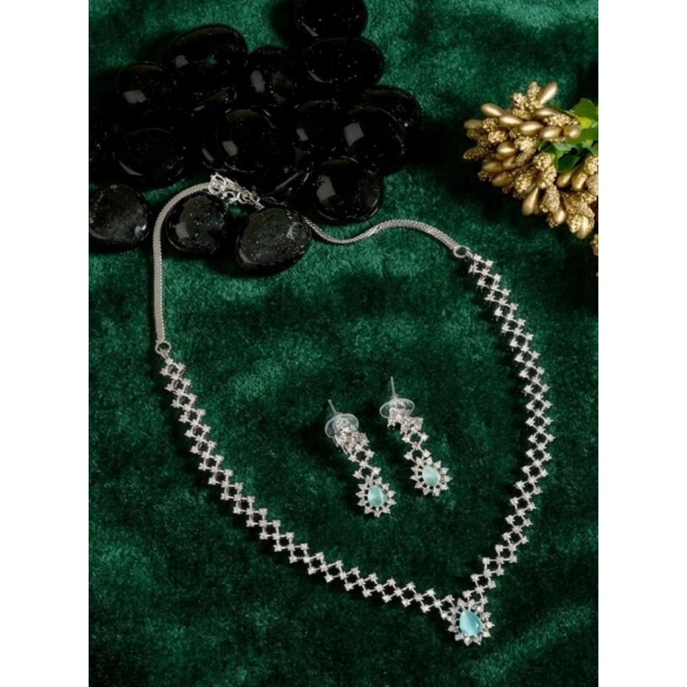 PID-66312-Women-s-Brass-Silver-Plated-Necklace-set-Turquoise-1-1000x1000-1.webp Women's Brass Silver Plated Necklace set (Turquoise) - Image 1