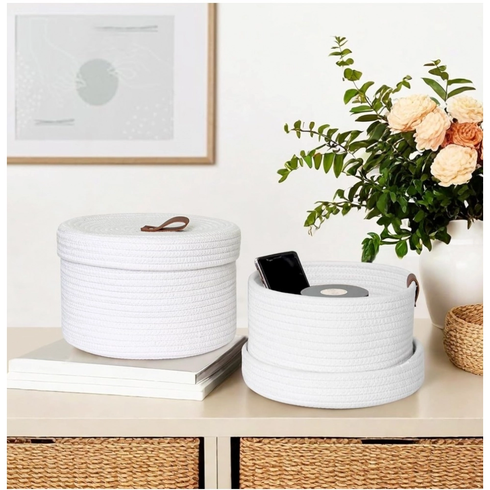 PID-66361-Cotton-Pack-Of-1-3-Pcs-Set-Roti-Box-Storage-Basket-With-Out-Lid-White-4-1000x1000-1.webp Cotton 3 Pcs Set Roti Box Storage Basket With Lid (White) - Image 1