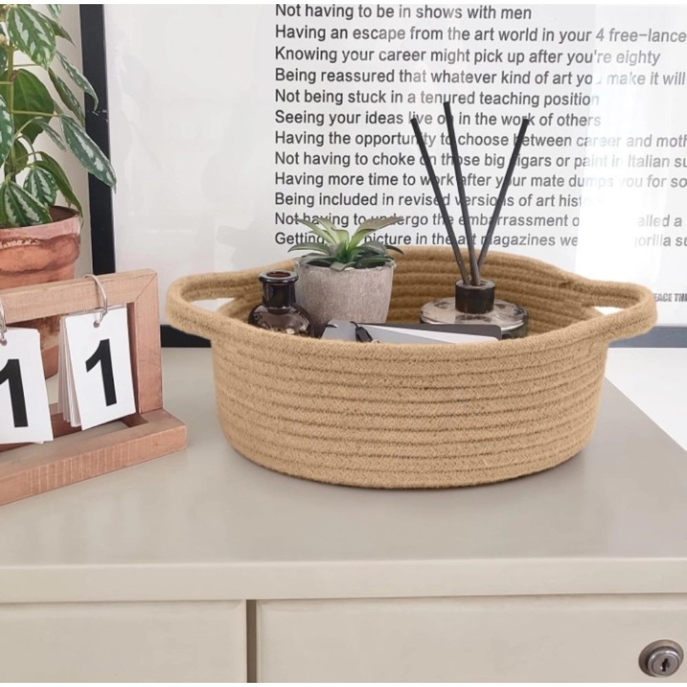 PID-66362-Cotton-Pack-Of-1-8x3-Inch-Round-Bedside-Organizer-With-Out-Lid-Beige-4-1000x1000-1.webp Cotton 8x3 Inch Round Bedside Organizer With Out Lid (Beige) - Image 1