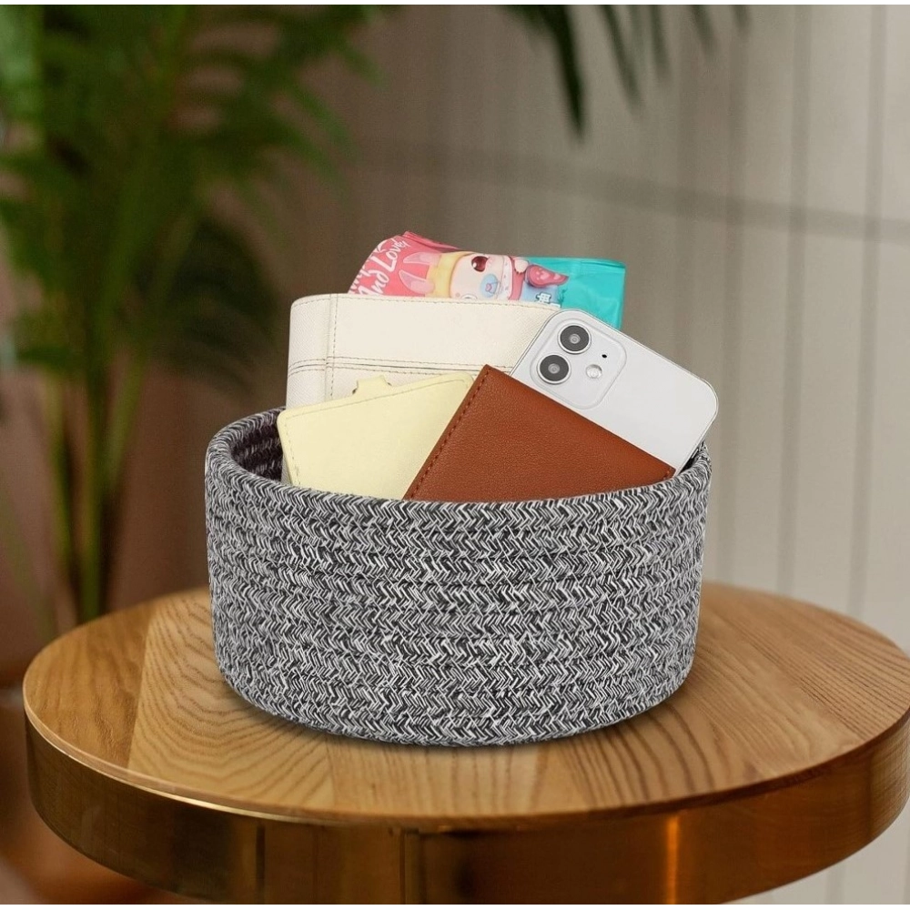 PID-66365-Cotton-Pack-Of-1-8x3-Inch-Kidi-Round-1-Pcs-Bedside-Organizer-With-Out-Lid-Black-4-1000x1000-1.webp Cotton 8x3 Inch Kidi Round 1 Pcs Bedside Organizer With Out Lid (Black) - Image 1