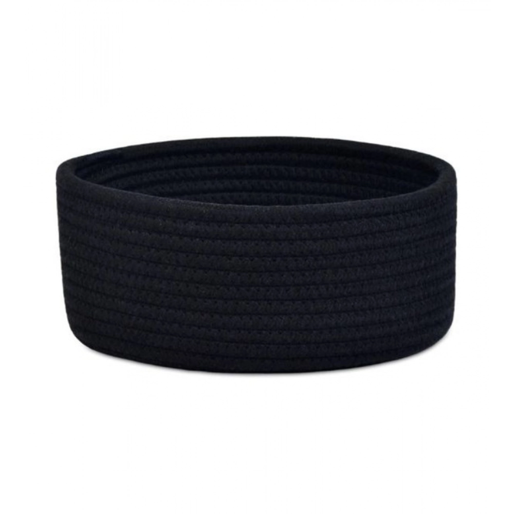 PID-66368-Cotton-Pack-Of-1-8x3-Inch-Round-1-Pcs-Bedside-Organizer-With-Out-Lid-Black-2-1000x1000-1.webp Cotton 8x3 Inch Round 1 Pcs Bedside Organizer With Out Lid (Black) - Image 1