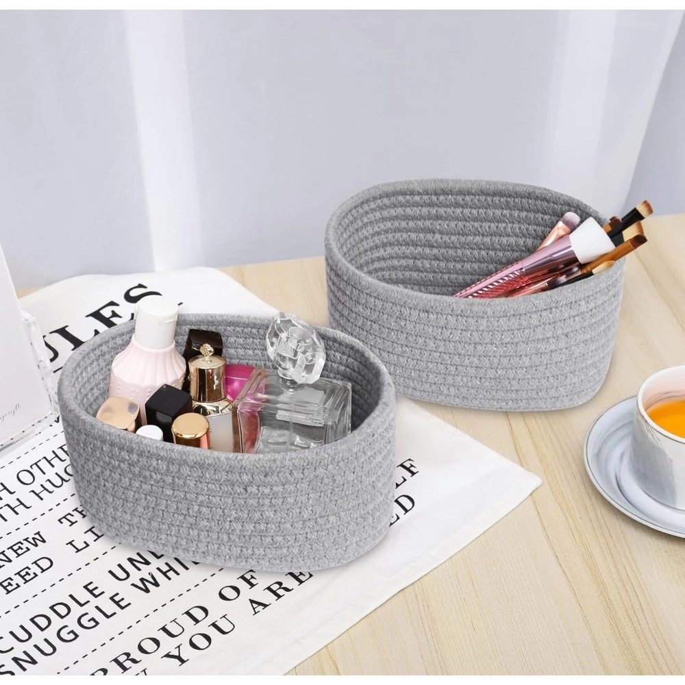 PID-66374-Cotton-Pack-Of-1-8x3-Inch-Round-2-Set-Bedside-Organizer-With-Out-Lid-Gray-3-1000x1000-1.webp Cotton 8x3 Inch Round 2 Set Bedside Organizer With Out Lid (Gray) - Image 1