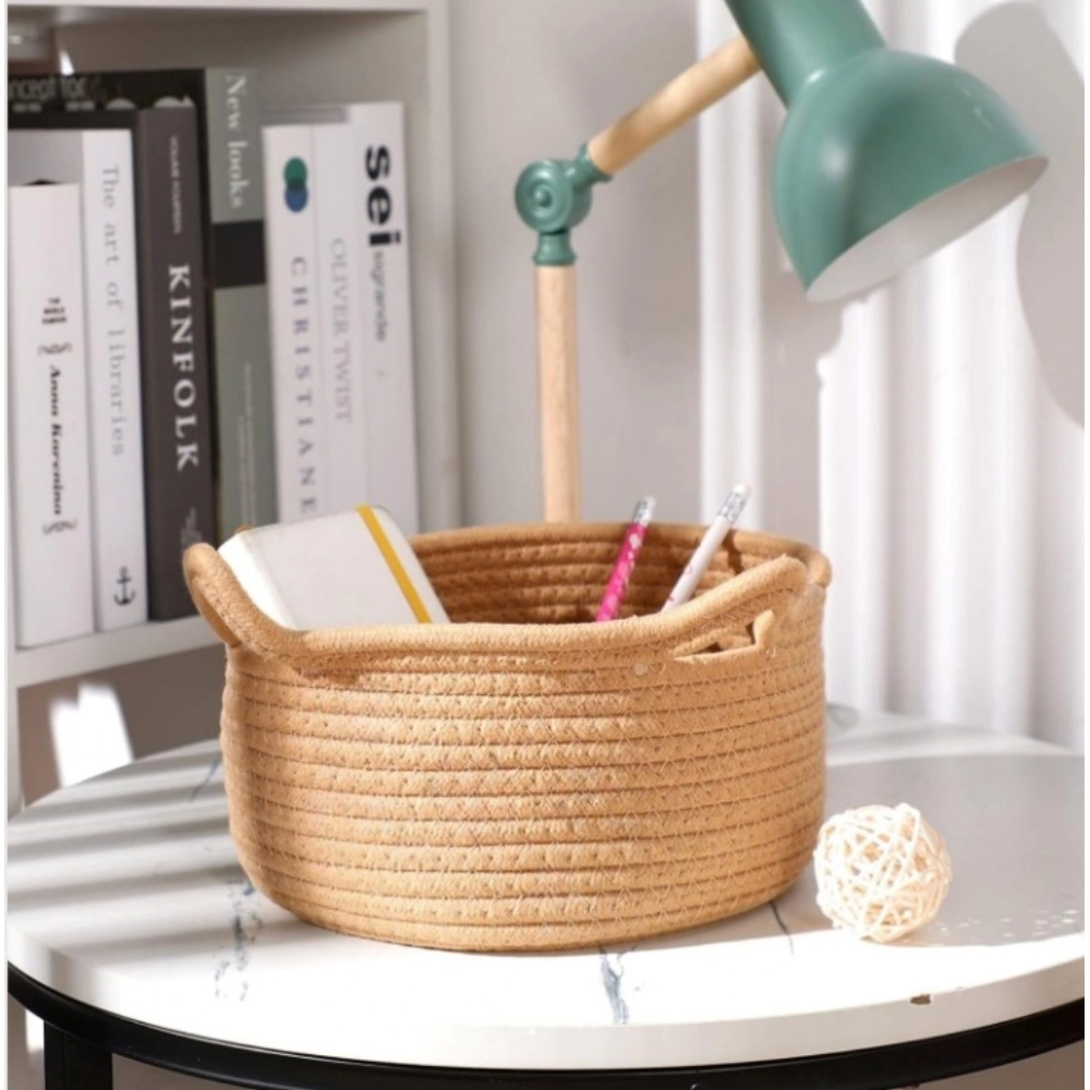 PID-66393-Cotton-Pack-Of-1-Cat-Basket-8x4-Inch-Storage-Basket-For-Clothes-Beige-2-1000x1000-1.webp Cotton Pack Of_1 Cat Basket 8x4 Inch Storage Basket For Clothes (Beige) - Image 1