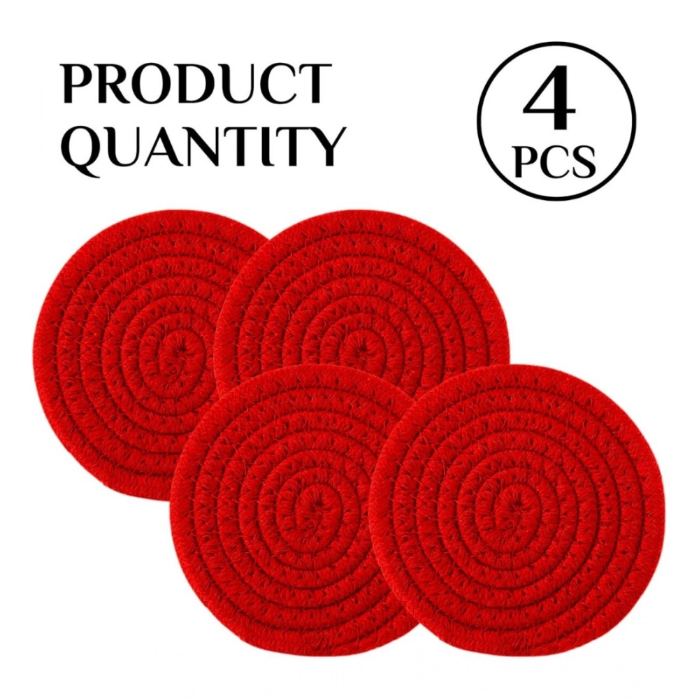 PID-66412-Cotton-Pack-Of-2-Rope-Drink-Coasters-4-Pcs-Set-Red-3-1000x1000-1.webp Cotton Pack Of_2 Rope Drink Coasters 4 Pcs Set (Red) - Image 1