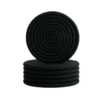 Cotton Rope Drink Coasters 6 Pcs Set (Black) - Image 3