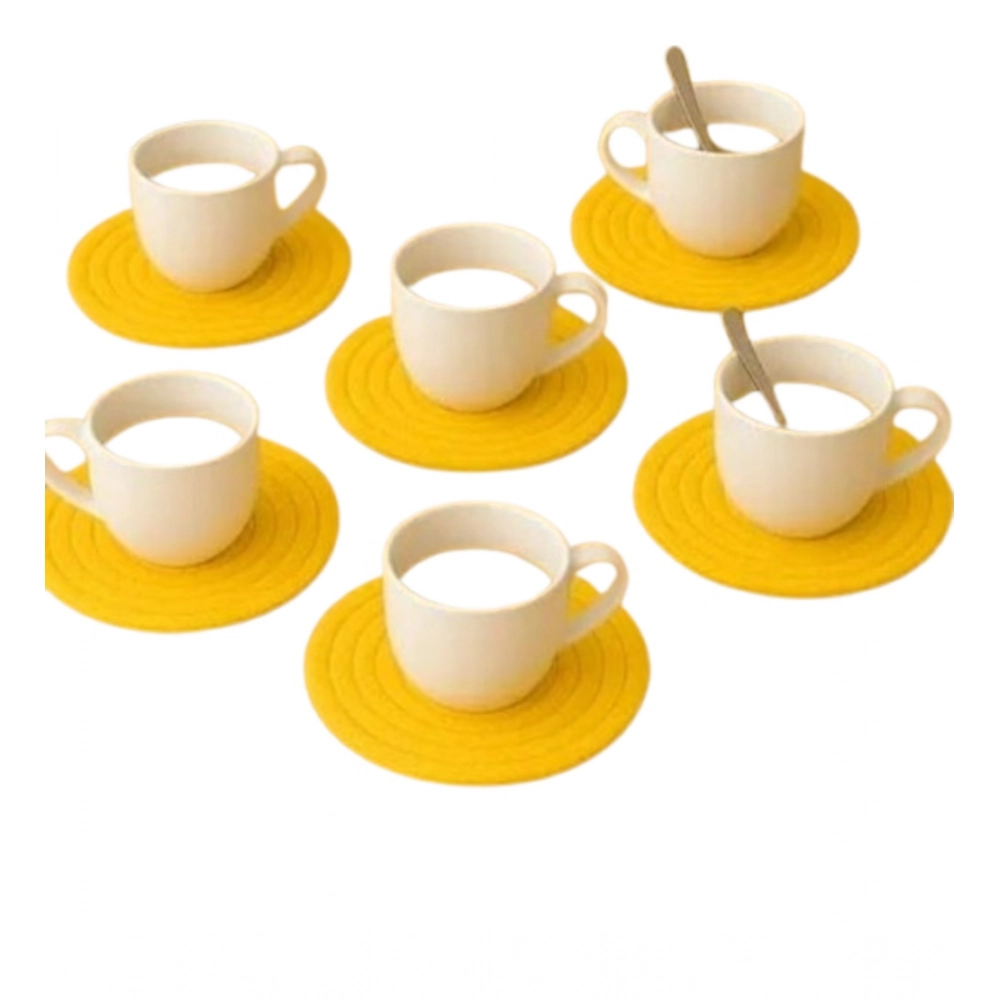 PID-66426-Cotton-Pack-Of-1-Rope-Drink-Coasters-6-Pcs-Set-With-Out-Lid-Yellow-2-1000x1000-1.webp Cotton Rope Drink Coasters 6 Pcs Set (Yellow) - Image 1