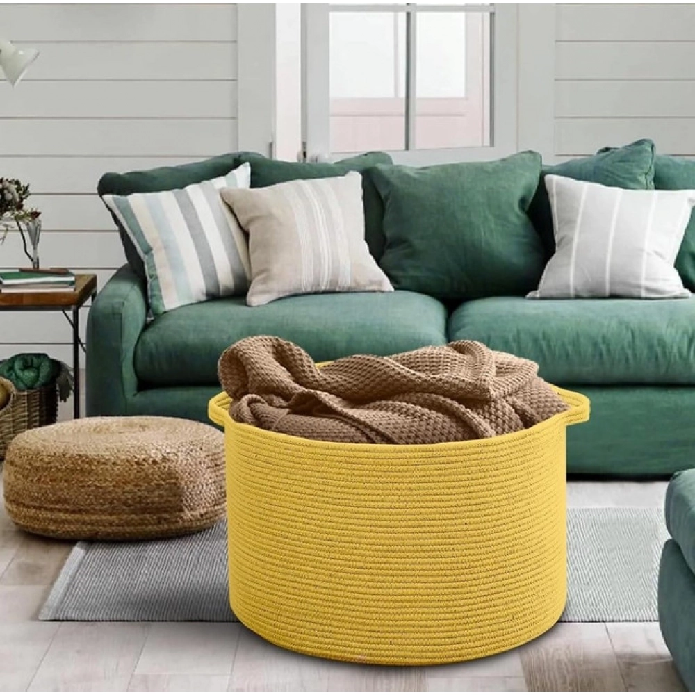 PID-66474-Cotton-Pack-Of-1-14x12-Inch-Storage-Basket-For-Clothes-With-Out-Lid-Yellow-4-1000x1000-1.webp Cotton Pack Of_1 14x12 Inch Storage Basket For Clothes With Out Lid (Yellow) - Image 1