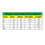 Women's Polyester Lycra Printed Sleeveless Active Wear (Multicolor) - Image 4