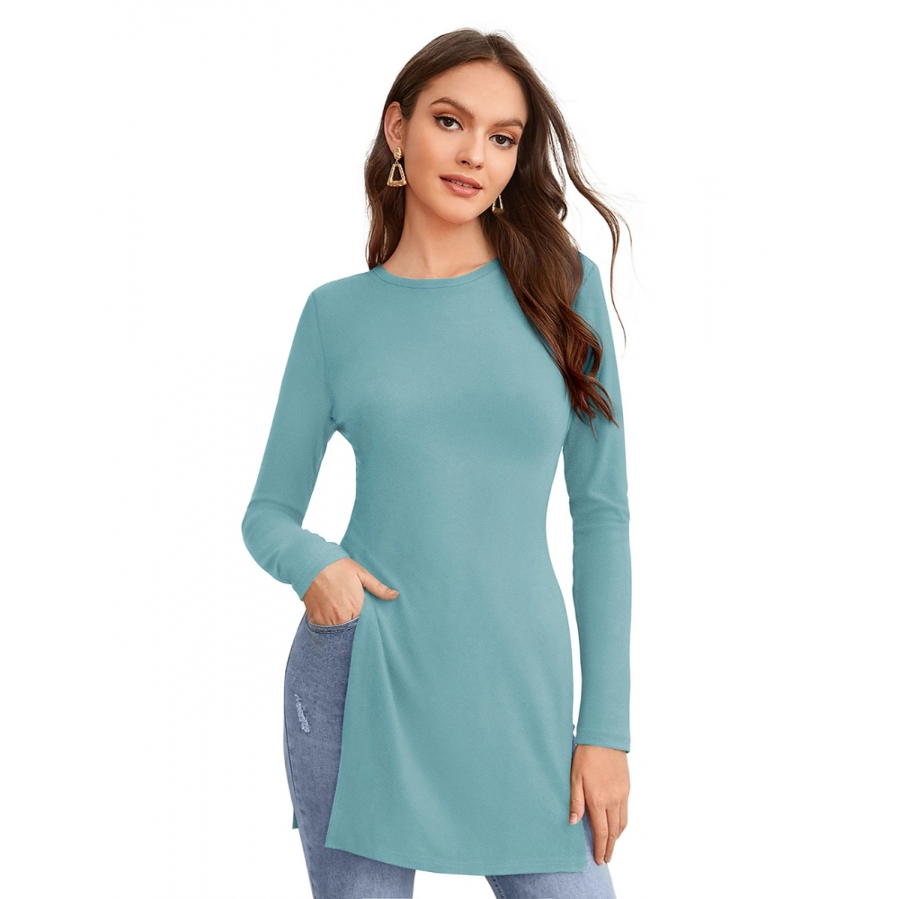 52181311959_cf5fa04ca4_o_d-1000x1000-1.webp Women's Western Wear Hosiery T Shirts (Light Blue) - Image 1