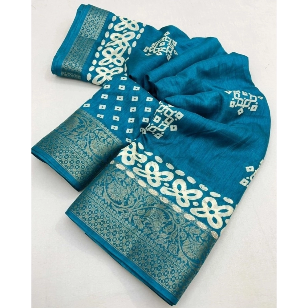 PID-66573-Women-s-Cotton-Silk-Printed-Saree-With-Unstitched-Blouse-5-5-Mtr-Black-1-1000x1000-1.webp Women's Cotton Silk Printed Saree With Unstitched Blouse 5.5Mtr (Rama) - Image 1