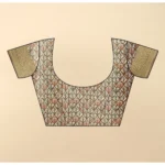 Women's Cotton Silk Floral Printed Saree With Unstitched Blouse 5.5Mtr (Multicolor) - Image 2