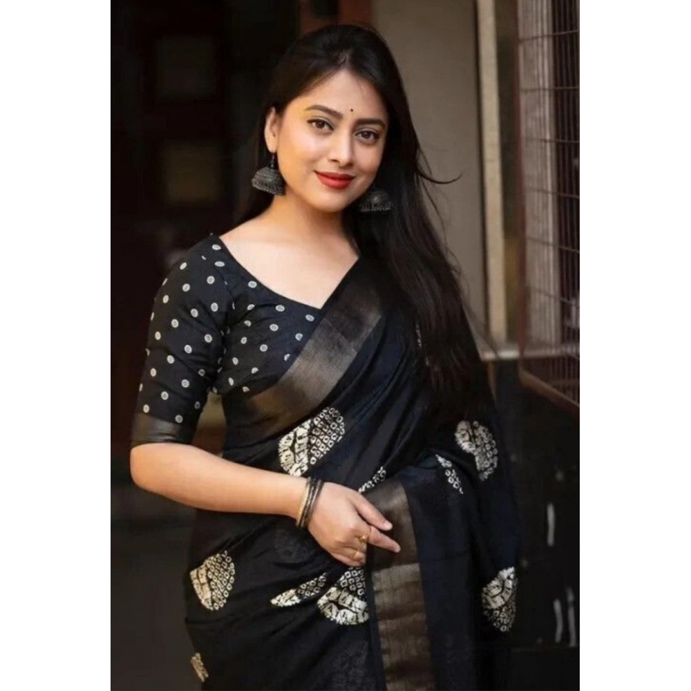 PID-66601-Women-s-Cotton-Silk-Printed-Saree-With-Unstitched-Blouse-5-5-Mtr-Black-1-1000x1000-1.webp Women's Cotton Silk Printed Saree With Unstitched Blouse 5.5Mtr (Black) - Image 1