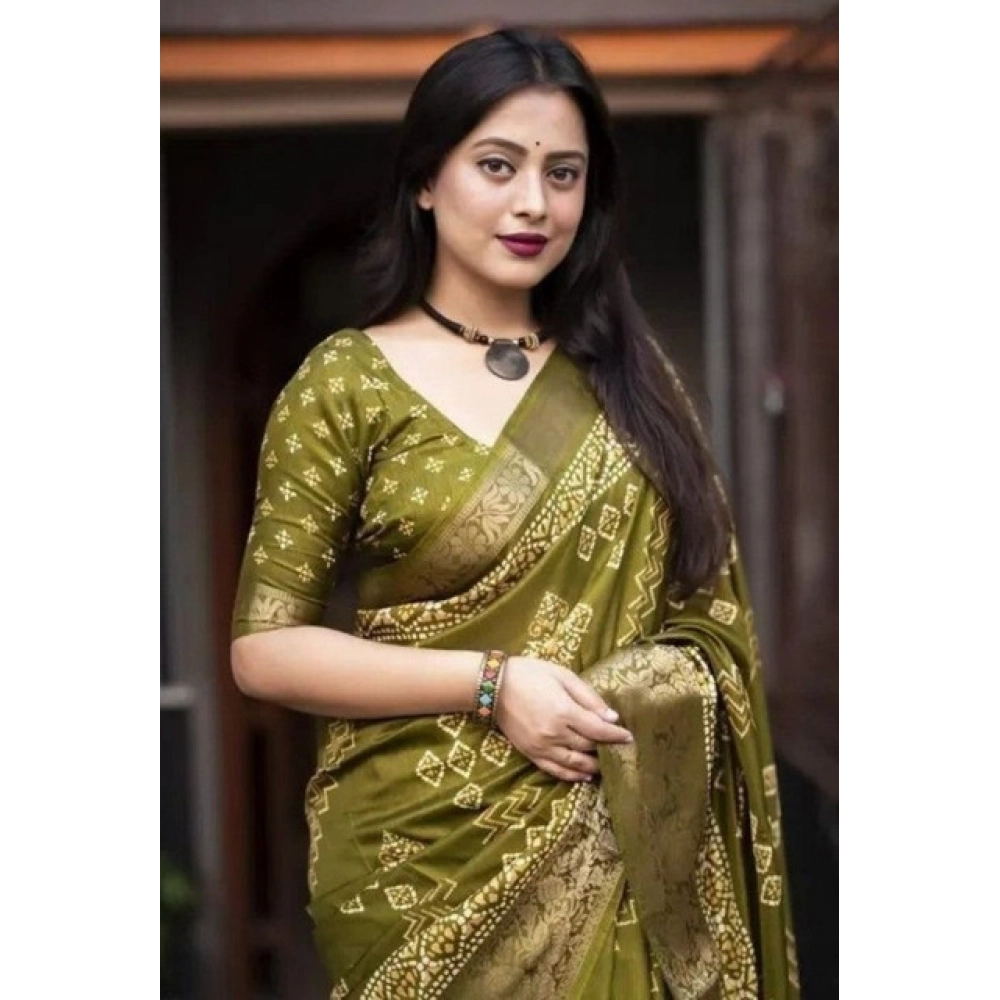 PID-66613-Women-s-Cotton-Silk-Printed-Saree-With-Unstitched-Blouse-5-5-Mtr-Green-1-1000x1000-1.webp Women's Cotton Silk Printed Saree With Unstitched Blouse 5.5Mtr (Green) - Image 1