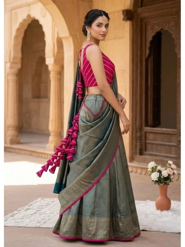 Women's Silk Embellished Sweetheart Neck Sleeveless Readymade Padded Blouse (Pink, Size 38)